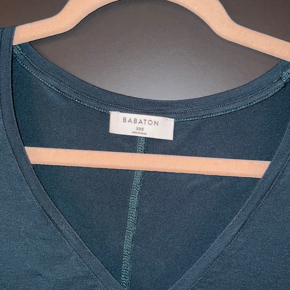 Babaton V Neck Long Sleeve Top